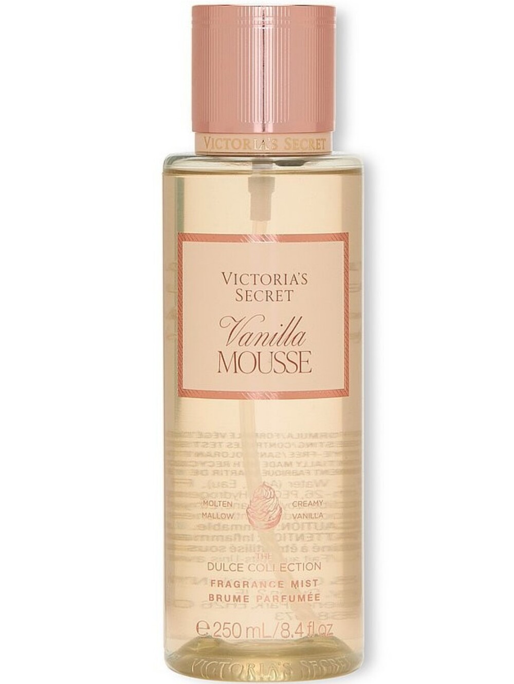 Victoria's Secret Vanilla Mousse Fragrance Body Mist 8oz NEW RARE